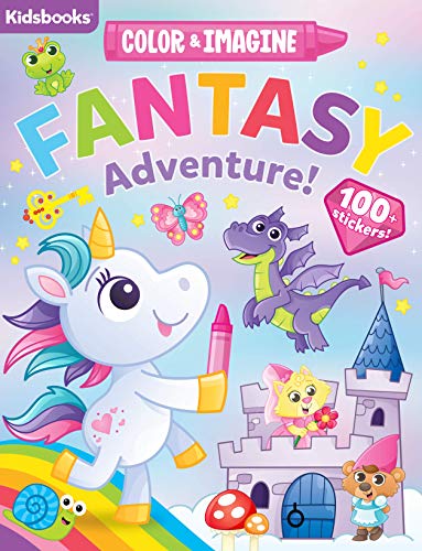 Color and Imagine Fantasy Adventure!