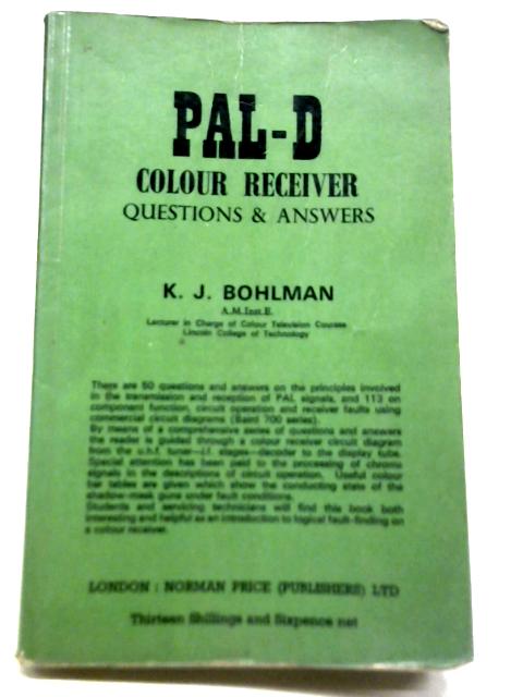 PAL-D Colour Receiver Questions and Answers
