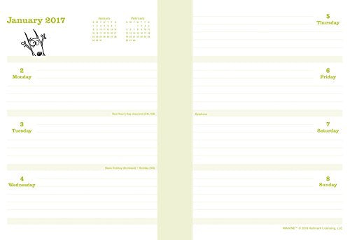 MAXINE Weekly and Monthly Planner (2017)