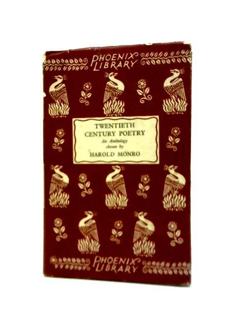 Twentieth Century Poetry. An Anthology