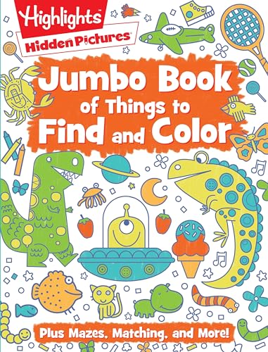 Jumbo Book of Things to Find and Color
