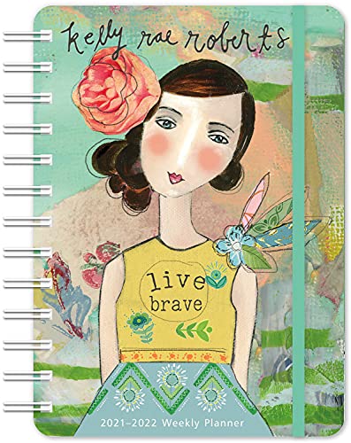 Kelly Rae Roberts 2021 - 2022 On-The-Go Weekly Planner