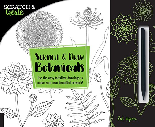 Scratch & Create: Scratch and Draw Botanicals