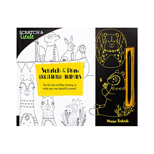 Scratch & Draw Enchanted Animals