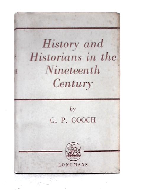 History and Historians in the Nineteenth Century