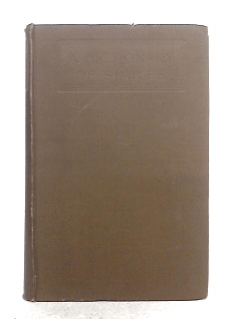 A Dictionary of Similes