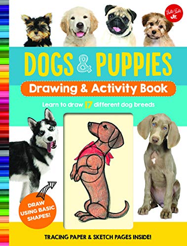 Dogs & Puppies Drawing & Activity Book