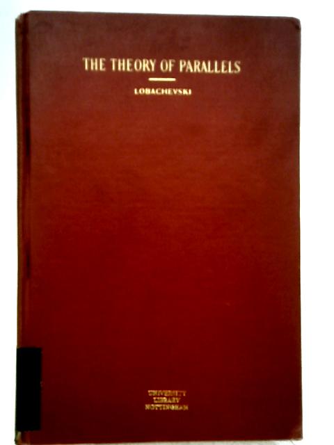 Geometrical Researches on the Theory of Parallels