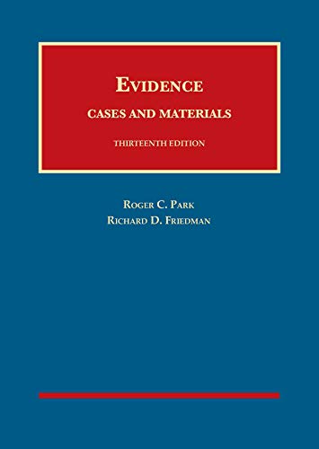 Evidence, Cases and Materials