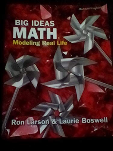 Big Ideas Math: Modeling Real Life - Grade 1 Student Edition Volume 2 ...