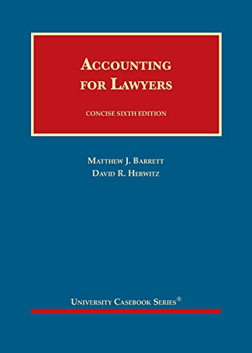 Accounting for Lawyers, Concise