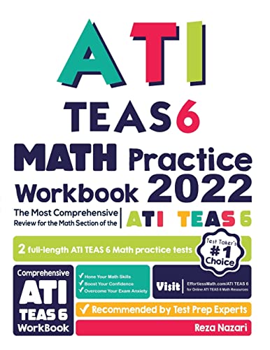 ATI TEAS 6 Math Practice Workbook