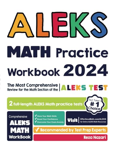 ALEKS Math Practice Workbook: The Most Comprehensive Review for the ALEKS Math Test