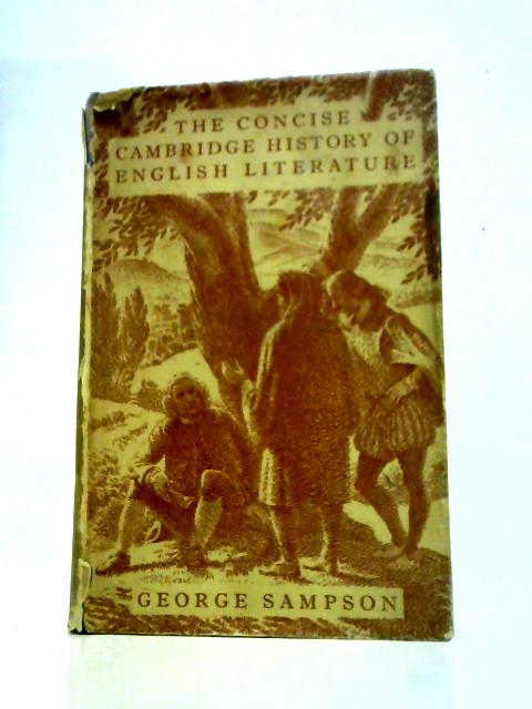 The Concise Cambridge History of English Literature