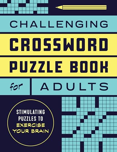 Challenging Crossword Puzzle Book for Adults