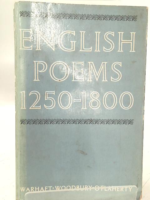 English Poems 1250-1800