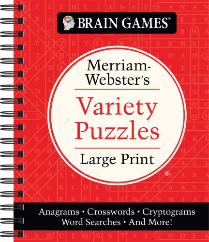 Brain Games - Merriam-Webster's Variety Puzzles Large Print