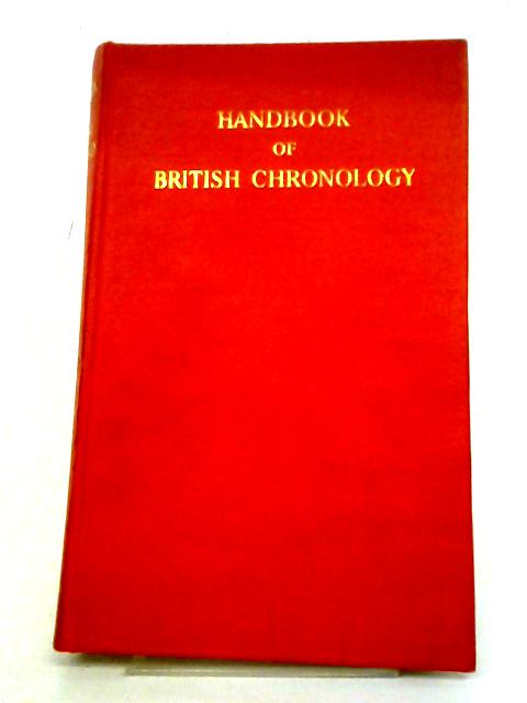 Handbook Of British Chronology - English