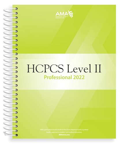 HCPCS 2022 Level II Professional Edition