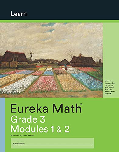Eureka Math Grade 3 Learn Workbook #1 (Modules 1-2)