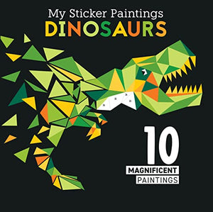 My Sticker Paintings: Dinosaurs 