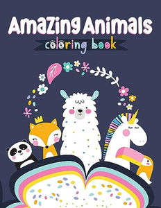 Amazing Animals Coloring Book 