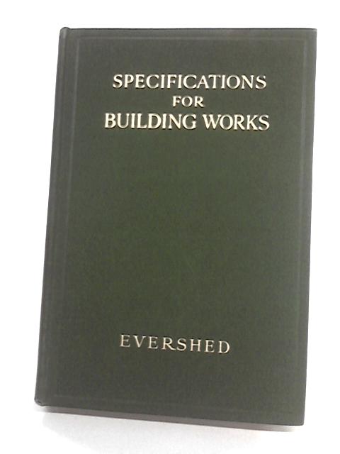 Specifications For Building Works