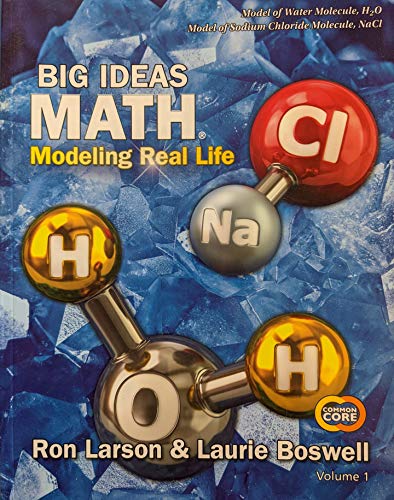 Big Ideas Math: Modeling Real Life Common Core - Grade 5 Student  Edition Volume 1 (1-year)