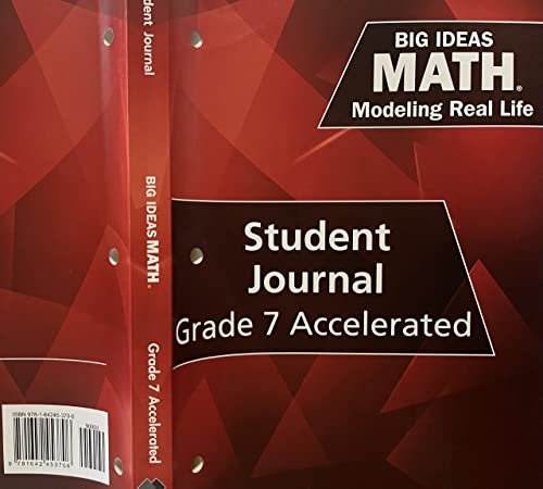 Big Ideas Math: Modeling Real Life Grade 7 Accelerated Student Journal  (1-year)