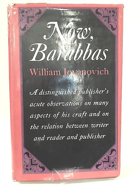Now, Barabbas.