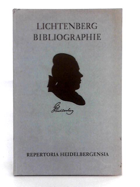 Lichtenberg - Bibliographie