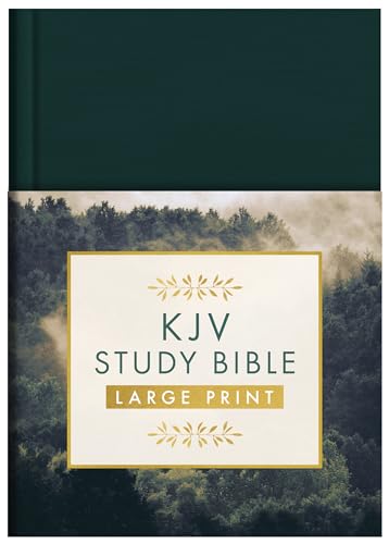 KJV Study Bible - Large Print [gold Spruce]