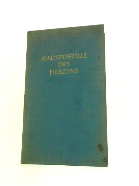Hauspostille Des Herzens