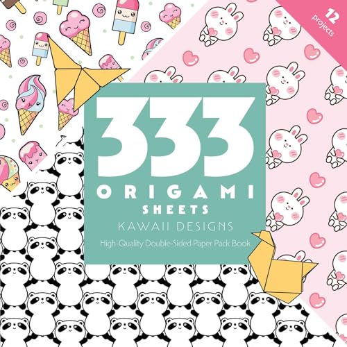 333 Origami Sheets Kawaii Designs
