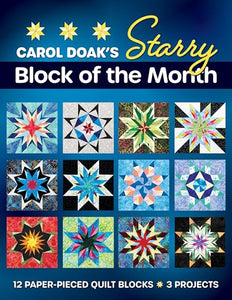 Carol Doak's Starry Block of the Month 