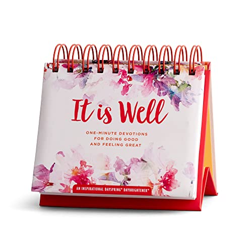 It is Well: One-Minute Devotions for Doing Good and Feeling Great – An Inspirational DaySpring DayBrightener – Perpetual Calendar