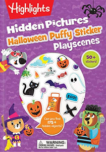 Halloween Puffy Sticker Playscenes 