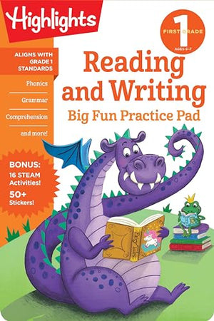 First Grade Reading and Writing Big Fun Practice Pad
