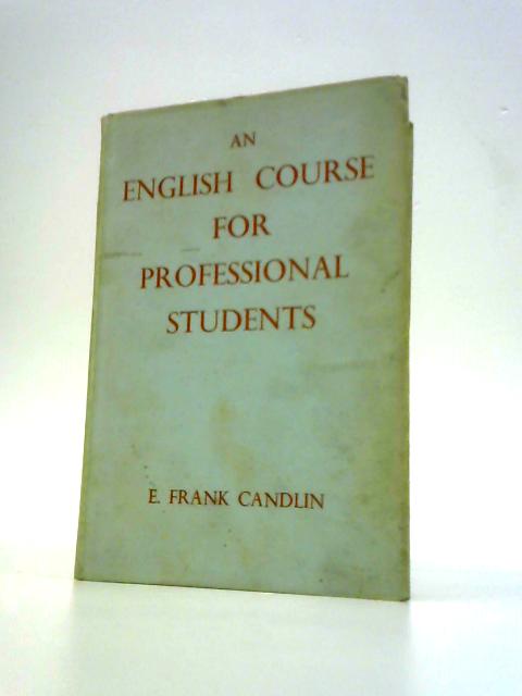 An English Course for Professional Students