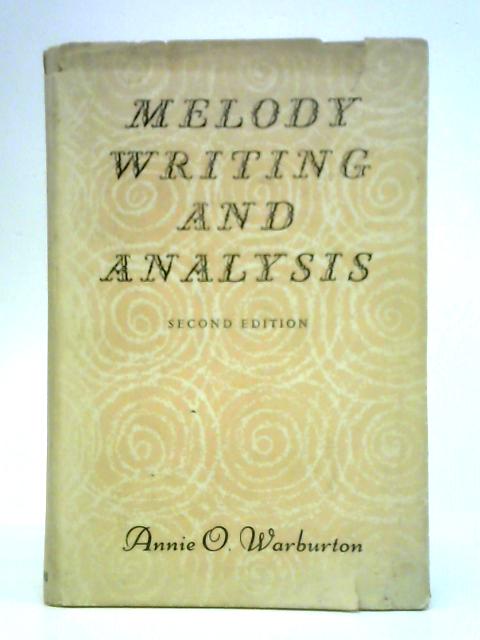 Melody Writing and Analysis