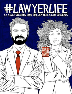 Lawyer Life An Adult Coloring Book for Lawyers  Law Students 