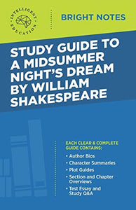 Study Guide to A Midsummer Night's Dream by William Shakespeare 