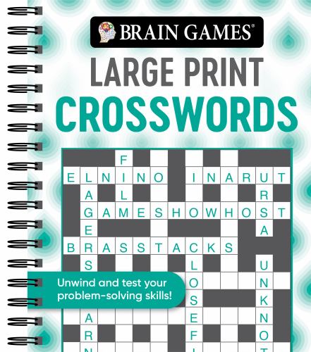 Brain Games - Large Print Crosswords