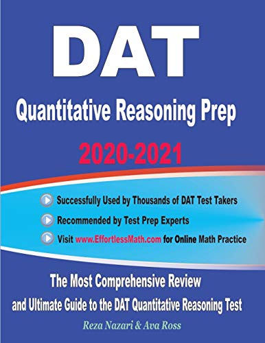 DAT Quantitative Reasoning Prep 2020-2021