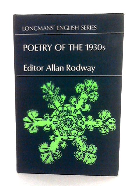 Poetry Of The 1930s. An Anthology.| Old & Rare at World of Books GB