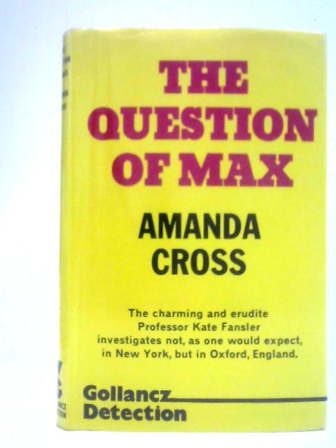 The Question of Max