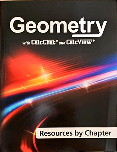 Geometry wCalcChat and CalcView Resources by Chapter c