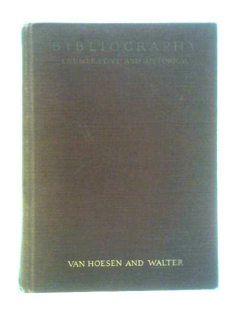 Bibliography: Practical, Enumerative, Historical
