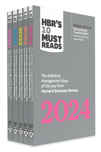 5 Years of Must Reads from HBR: 2024 Edition (5 Books)