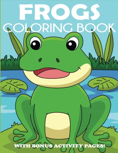 Frogs Coloring Book